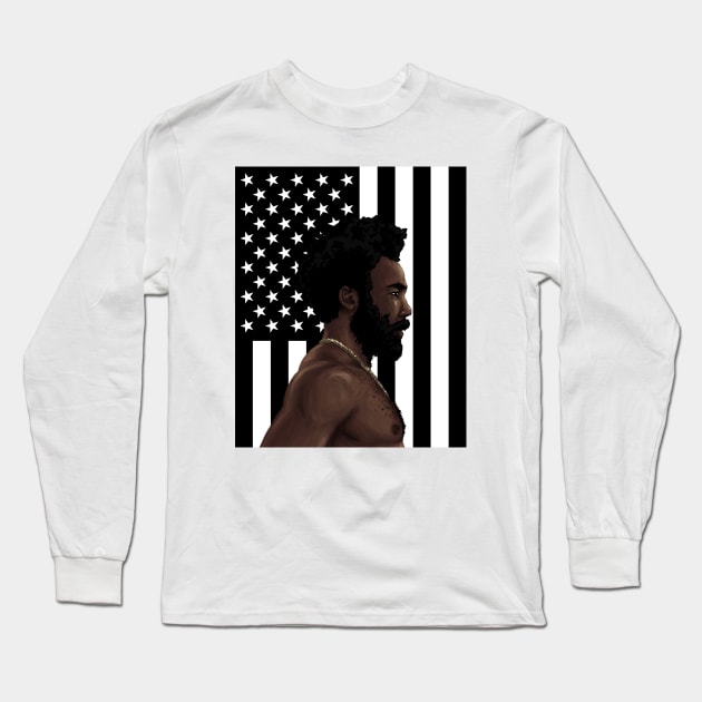 Childish Gambino - This Is America Long Sleeve T-Shirt by huckblade